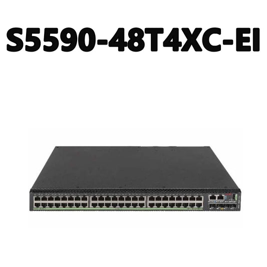 S5590-48T4XC-EI 48 10/100/1000BASE-T Adaptive Ethernet Ports, 4 1/10GE SFP+ Ports 2.4Tbps/24Tbps 660Mpps