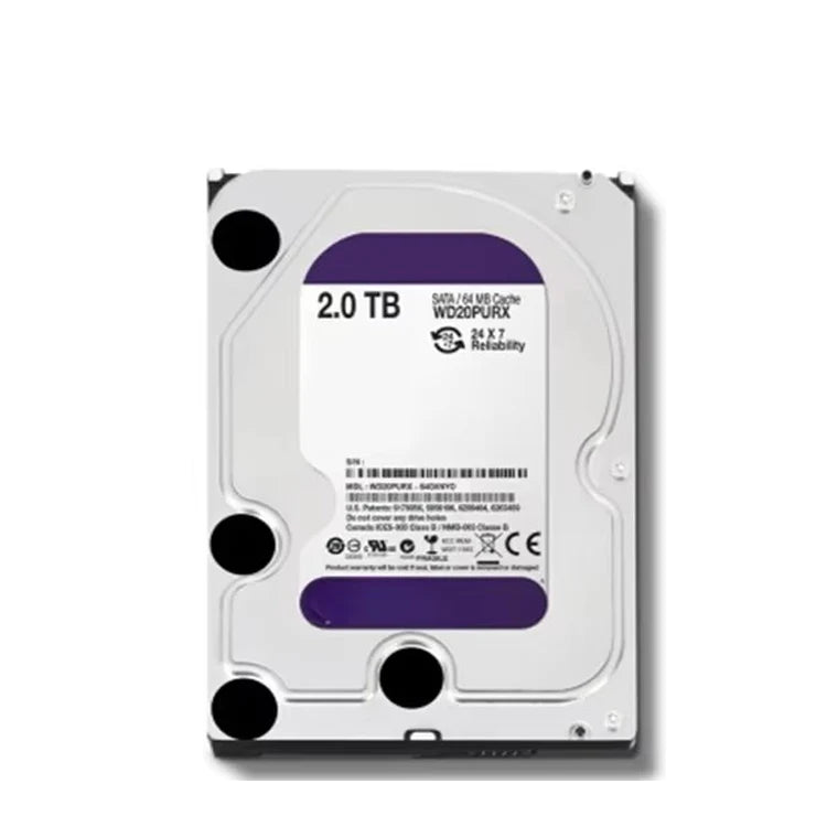 WD20PURX/WD22EJRX Capacity 2TB Cache 64MB SATA 6Gb/s 3.5-inch HDD
