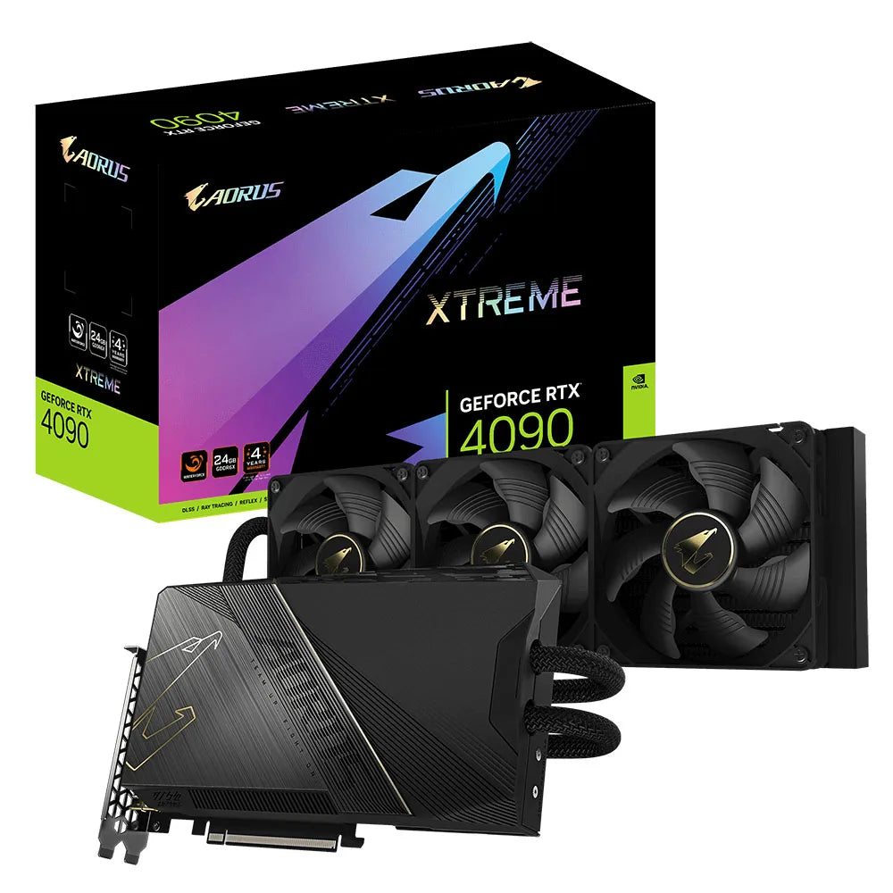 RTX 4090 XTREME WATERFORCE 24G MXM Fan-Cooled PCI Express 4.0 16X Graphics Card Desktop/Workstation 2565 MHz Core Clock 24GB