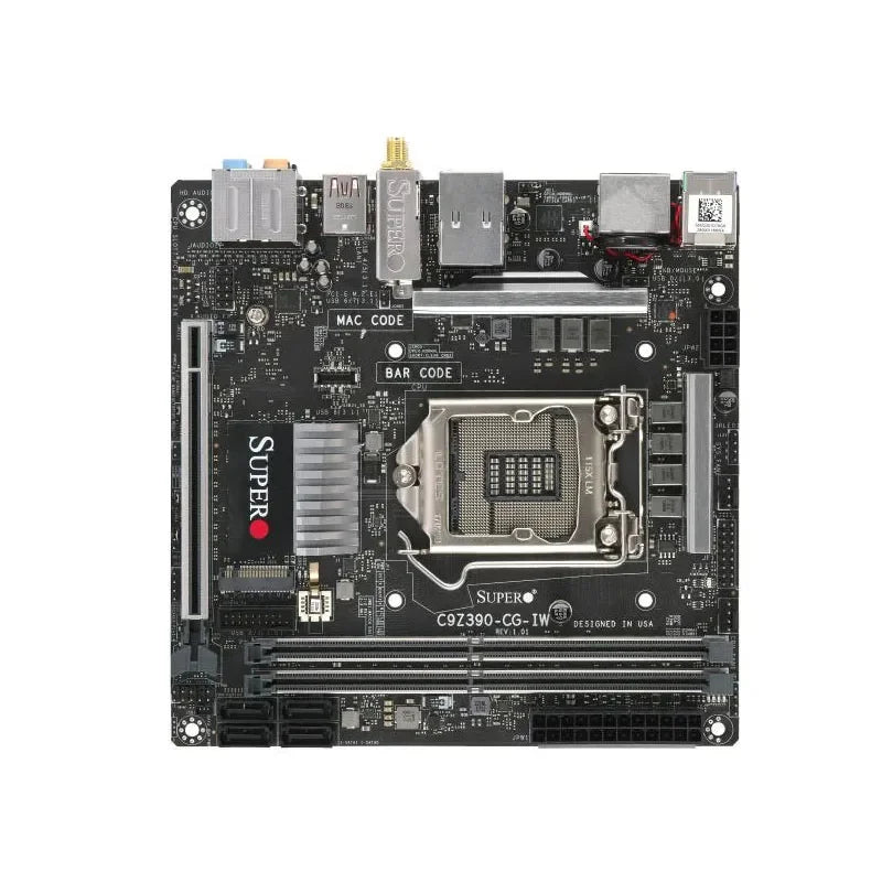 C9Z390-CG-IW Refurbished Server Intel Z390 DDR3-3866MHZ LGA1151 Motherboard for I9/I7/I5/I3 Processors with SATA Interface