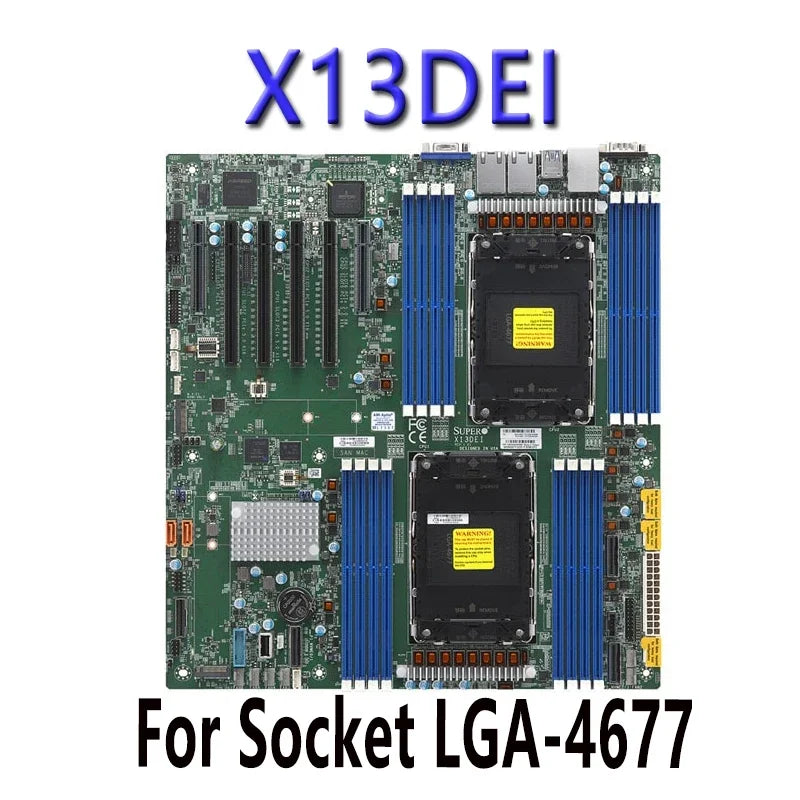 X13DEI  for Motherboards 4th Generation LGA-4677 PIN ChatGpt C741 Processor Tested Well Bofore Shipping