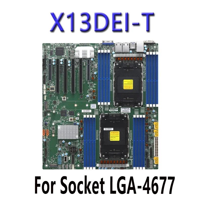 Refurbished X13DEI-T Intel C741 4th Gen LGA-4677 DDR4 Server Motherboard Processor Tested Before Shipping