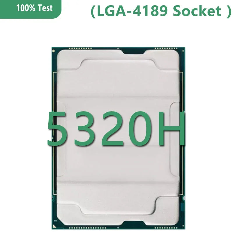Xeon 5320H CPU 3.8GHZ 18C/36T 24.75MB 150W LGA 4189 for UPi Links 6 for Server Application Platina 4189 Max
