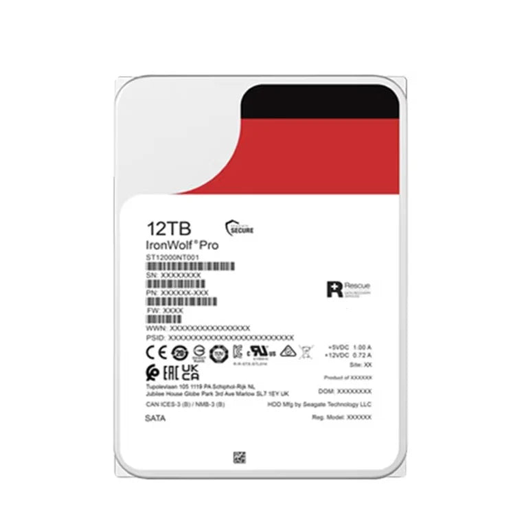 12TB ST12000NE0008/ST12000NT00 SATA 6Gb/s 7200 RPM 256MB Cache 3.5-inch Internal Storage with Refurbished Status