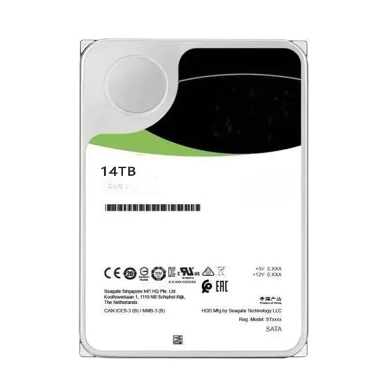 used Enterprise level HDD EXOS ST14000nm012G X16 7200 14TB ENTERPRISE 256MB 3.5 SAS HARD DRIVEwork for server only