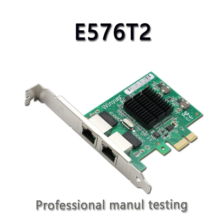 E576T2 PCI-E Desktop Dual-port Gigabit Network Card Inetl 82576 Wired E1G42ET