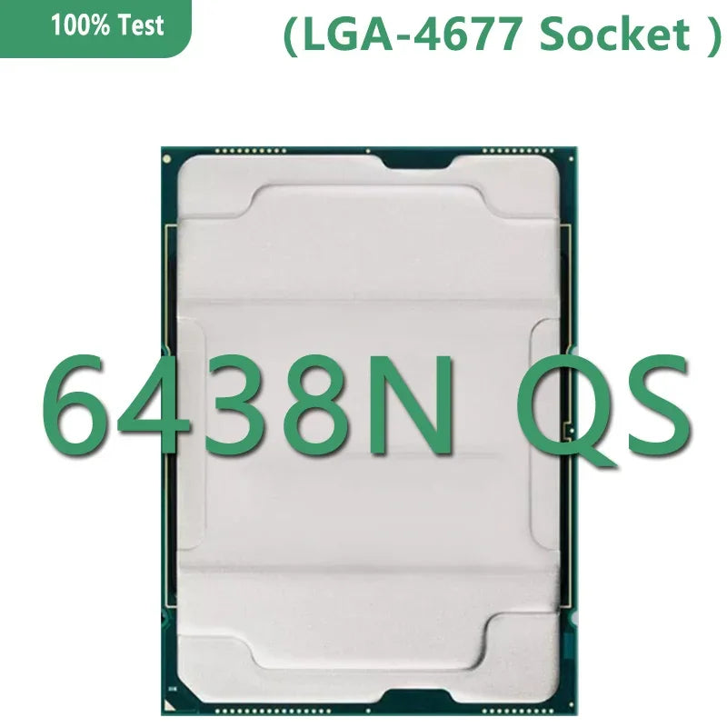Xeon Gold Medal 6438N QS Version CPU 60MB 2.0GHZ 32Core/64Thread 205W Processor LGA4677 for C741 Ms73-hb1 Motherboard