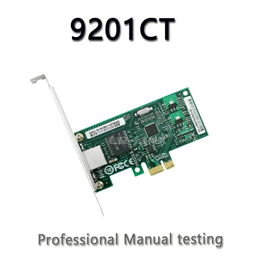 High-Speed Wireless External PCI Gigabit 10/100/1000Mbps Single RJ45 Ethernet Adapter Intel 82574 Chipset OEM Desktop