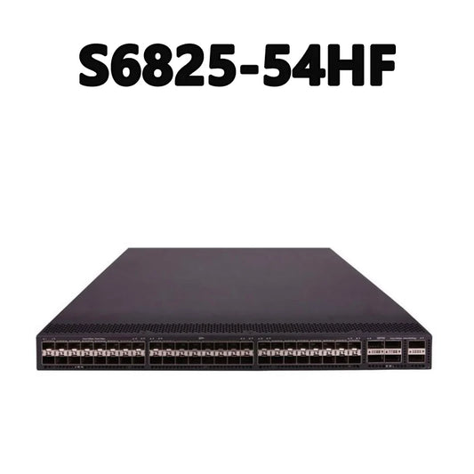 S6825-54HF High-density 25G Access Switch Supports 48 25GE SFP28 Ports, 6 100GE QSFP28 Ports