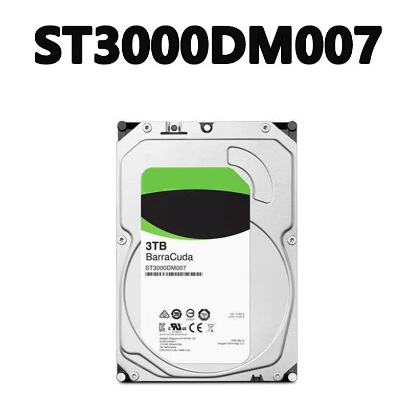 ST3000DM002/ST3000DM007 3TB Cache 256 MB 5400 RPM SATA 6 Gbps 185MB/s  3.5inch HDD