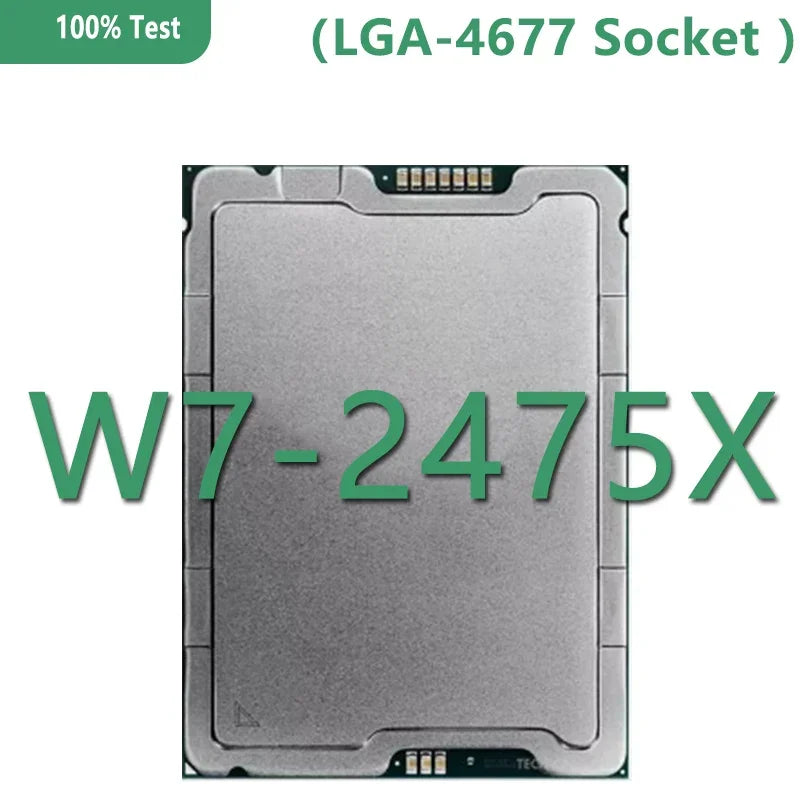 Xeon CPU W7-2475X Official Version CPU 37.5MB 2.6GHZ 20Core/40Thread 225W Processor LGA4677 for Board W790 Chipset