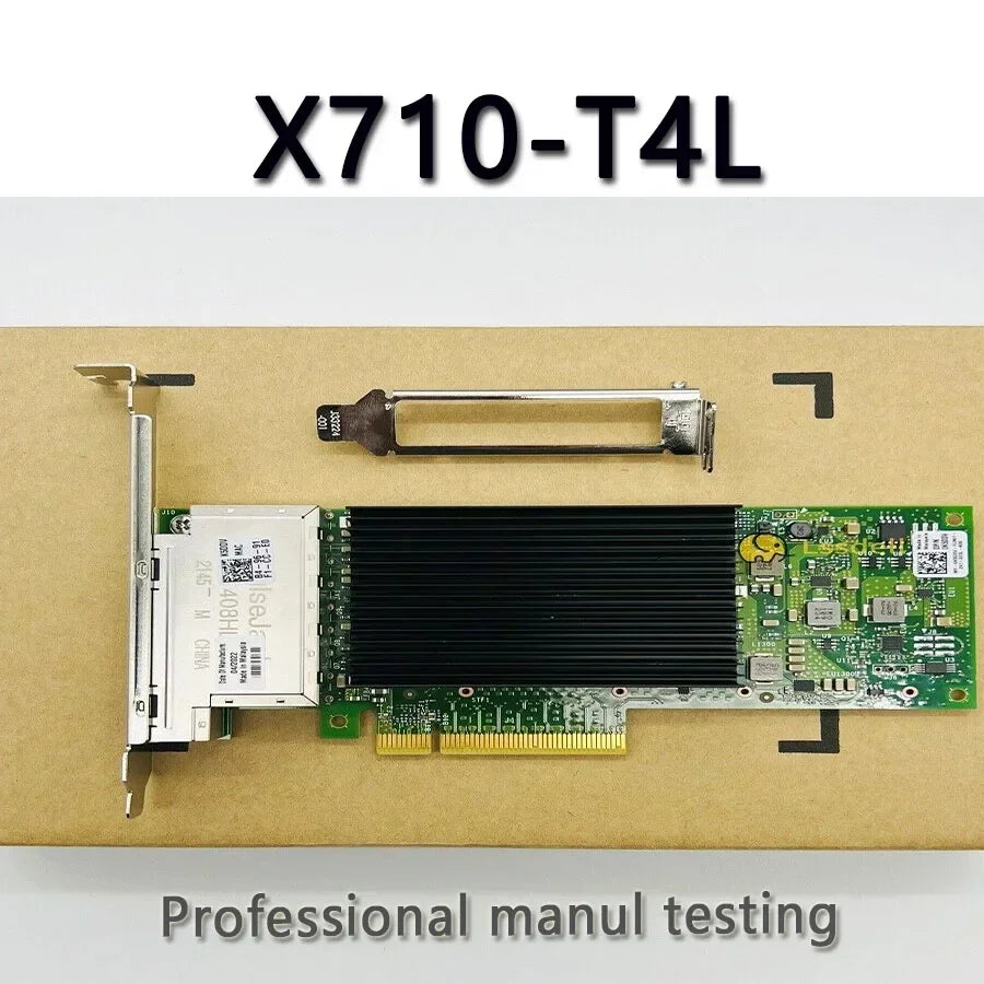 X710-T4L 10GbE Quad RJ45 Port X710T4L X710T4LBLK Ethernet Network Adapter