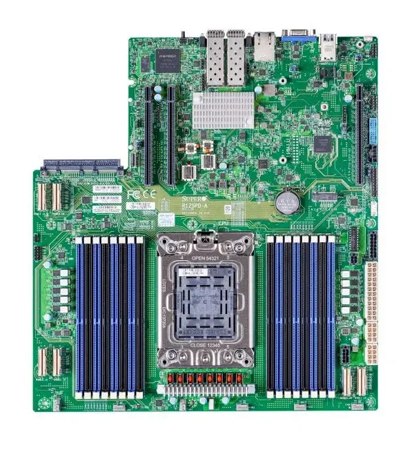 R12SPD-R E-ATX Motherboard DDR4-3200MTs 128 Lanes PCIe Gen 4 4926-Pin Intel C621A Chipset Server/Workstation Processor