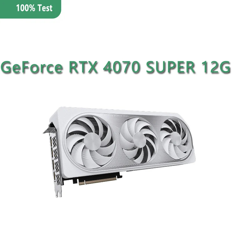 GeForce RTX 4070 SUPER AERO OC 12G GV-N407SAERO OC-12GD 12GB GDDR6X 192bit RGB Fusion Wind Power Cooling System