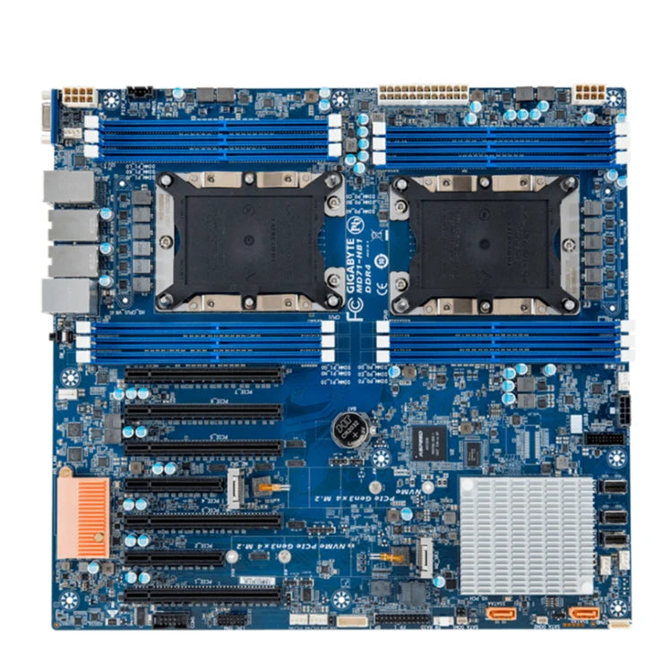 Refurbished MD71-HB0 E-ATX Server Motherboard DDR4-2666 RAM Intel C622 Chipset 32GB Max Capacity