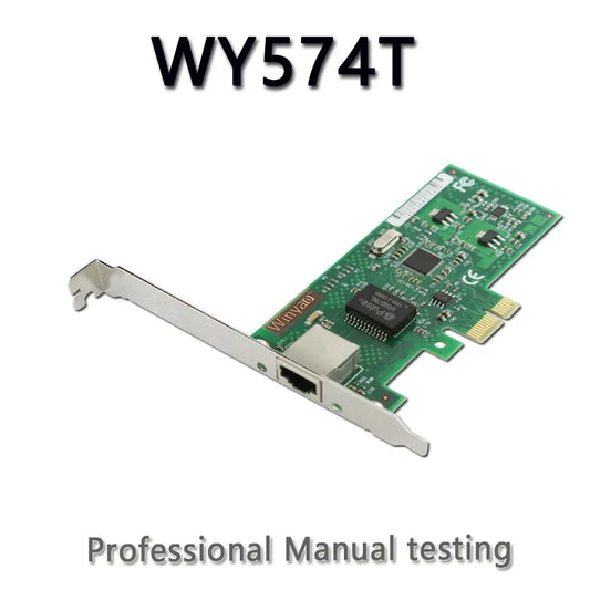 WY574T PCI-Express X1 10/100/1000Mbps RJ45 Gigabit Ethernet Network Card Server Adapter Nic For ChatGpt 82574 EXPI9301CT