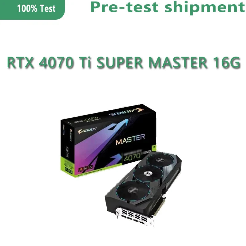 GeForce RTX 4070 Ti SUPER MASTER 16G GV-N407TSAORUS M-16GD 16GB GDDR6X 256bit Dual BIOS Mode RGB Color Wheel