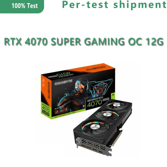 GeForce RTX 4070 SUPER GAMING OC 12G GV-N407SGAMING OC-12GD 12GB GDDR6X 192bit Wind Power Cooling System