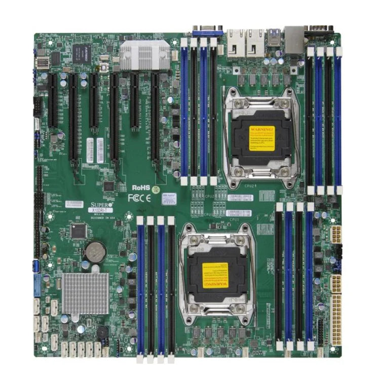 For  X10DRI Motherboard Socket SP3 145W TDP With Dual 2*E5-2699V4 CPU Processor 2pcs DDR4-2400 16GB RAM Memory