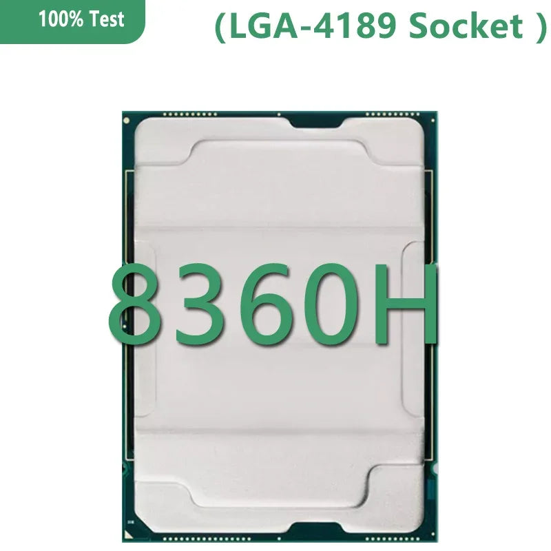 Refurbished Xeon Platinum 8360H CPU 3.0GHz 24C/48T 33MB 225W 24 Cores 48 Threads Turbo 4.2GHz Server DDR4 3200MHz Motherboard