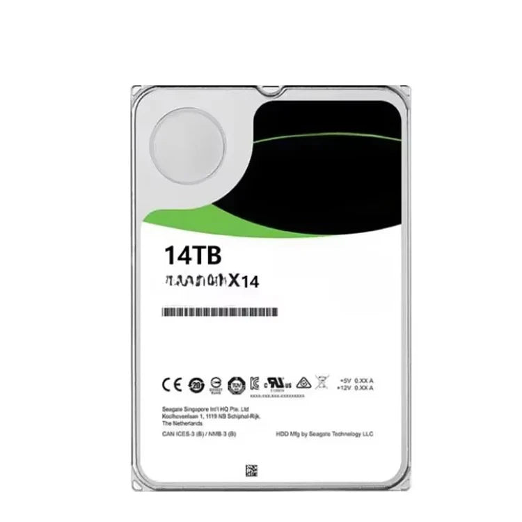 Enterprise level 3.5inch HDD EXOS ST14000nm0018 X14 7200 14TB ENTERPRISE 256MB 3.5 SATA HARD DRIVEwork for server only