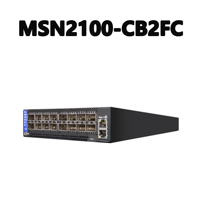 MSN2100-CB2FC 16 port 100GbE with 3.2Tb/s Throughput and 2.38Bpps Processing in A 1RU SD Switch