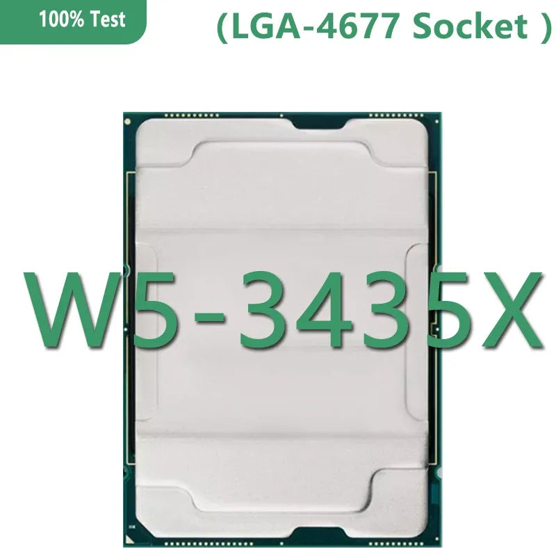 Xeon CPU W5-3435X Official Version CPU 45MB 3.1GHZ 16Core/32Thread 270W Processor LGA4677 for Board W790 Chipset