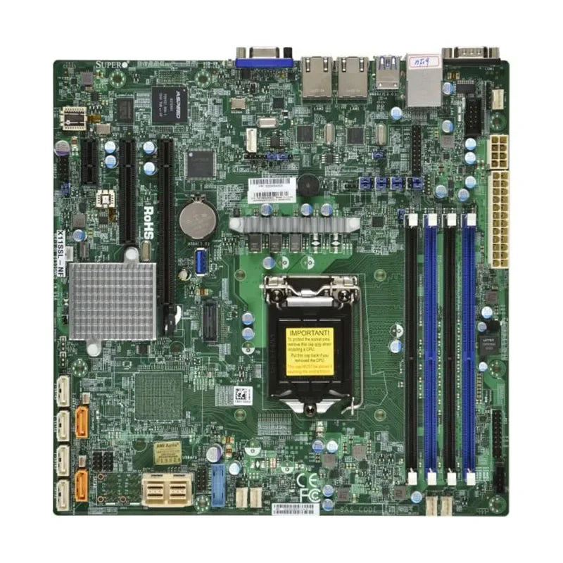 X11SSL-nF DDR3 for 7th Gen LGA-1151 C232 DDR3-2400MHZ Processor Refurbished Tested USB 2.0 Ports Server Applications