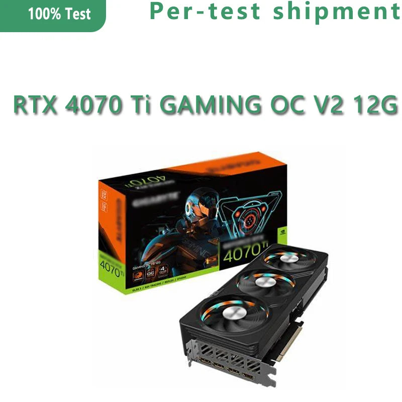 GeForce RTX 4070 Ti GAMING OC V2 12G GV-N407TGAMING OCV2-12GD 12GB GDDR6X 192bit Wind Power Cooling System