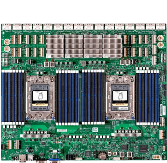 H12DGQ-NT6 Refurbished E-ATX Motherboard DDR4-3200MHz AMD EPYC 7003/7002 Series Processor SATA Interface Four Integrated Tested