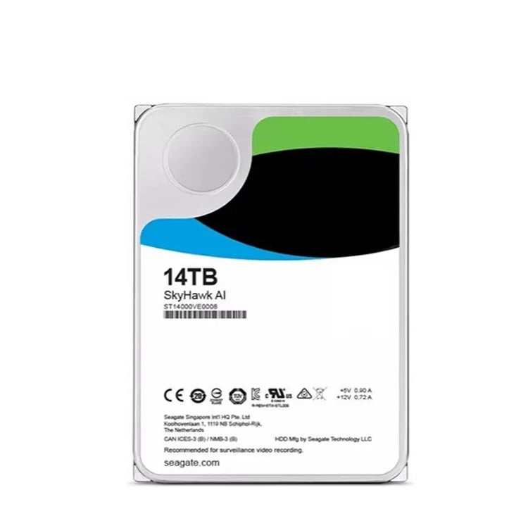 ST14000VE0008 14TB Speed Rpm 7200 Transfer Rate 6Gb/s Cache 256MB Interface SATA 6Gb/s 3.5inch HDD