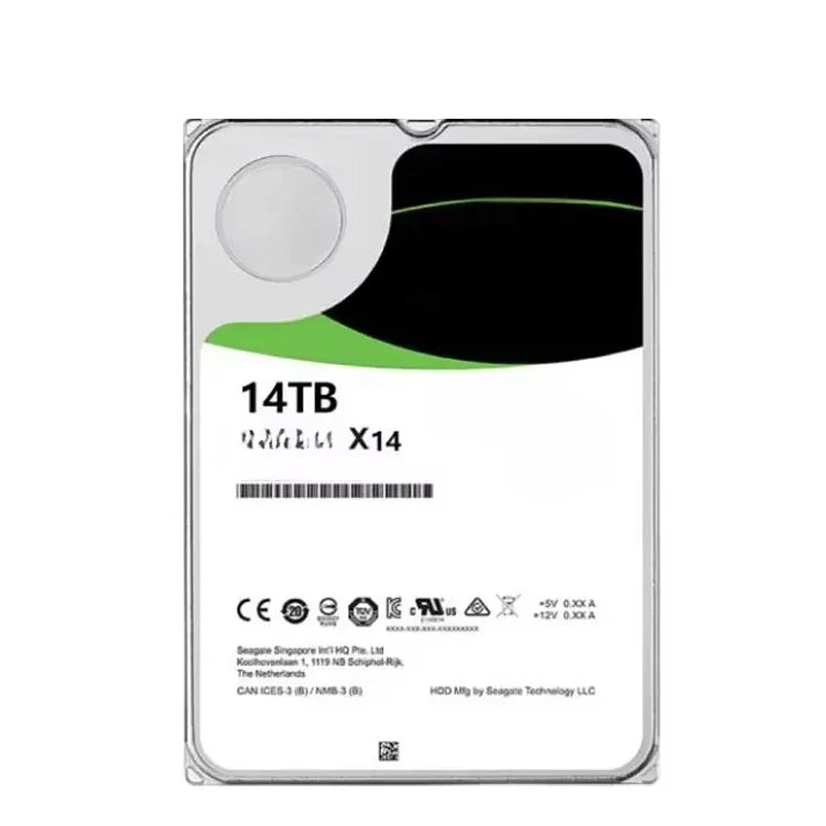 used Enterprise level HDD EXOS ST14000nm0378 X14 7200 14TB ENTERPRISE 256MB 3.5 SAS HARD DRIVEwork for server only
