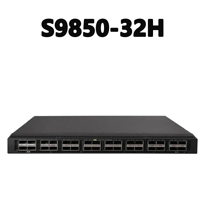 S9850-32H Supports 32 100GE QSFP28 Ports and 2 1GE SFP Ports Flexible Port Combinations