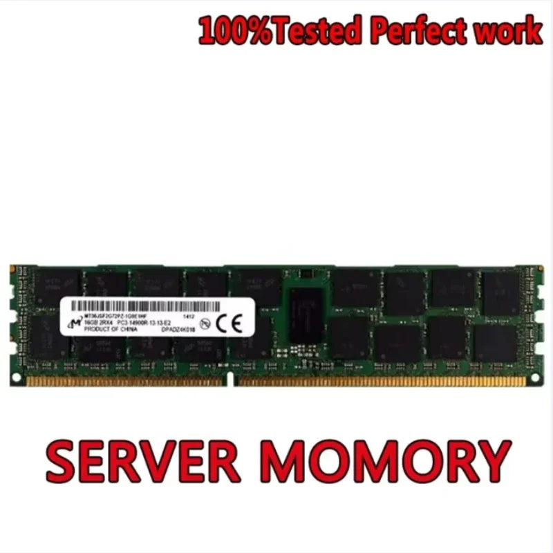 MTA36ASF2G72PZ-3G2 16GB DDR4-3200/PC4-25600 RDIMM 288-Pin CL22 Dual Rank X4 ECC Registered Memory Module for PN: 223226-68M