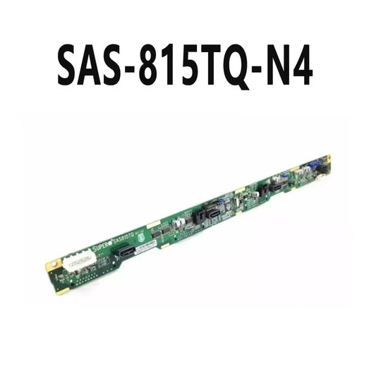 BPN-SAS3-815TQ-N4 / 4-port 1U SAS3 12Gbps Hybrid backplane, support up to 4x 3.5-inch SAS3/SATA3/NVMe Storage